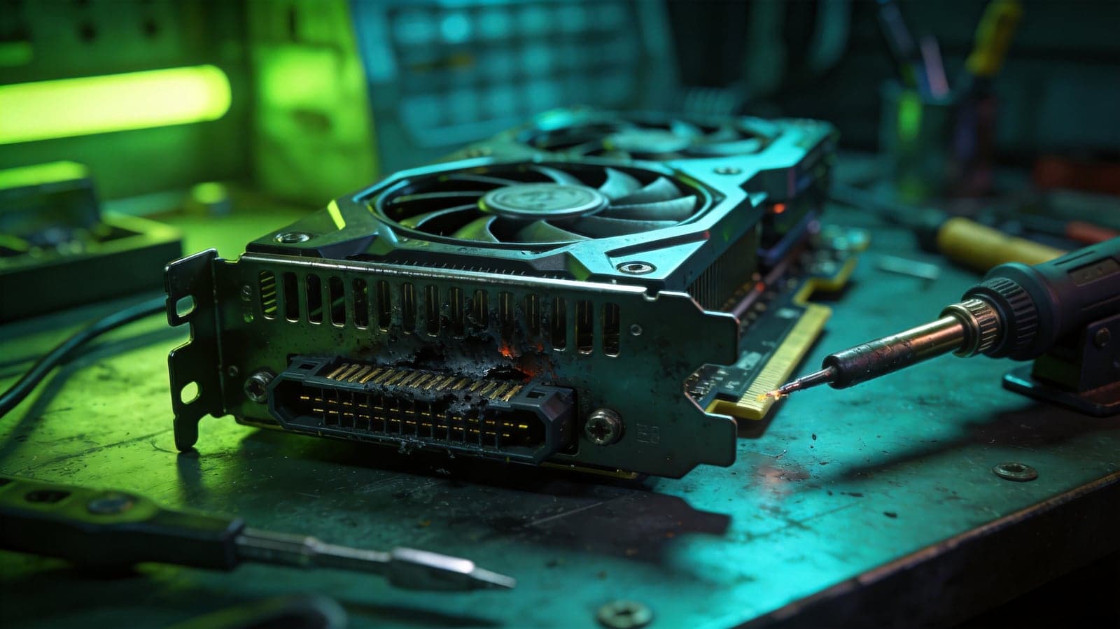Ремонтник из Китая принял семь оплавившихся GeForce за два дня